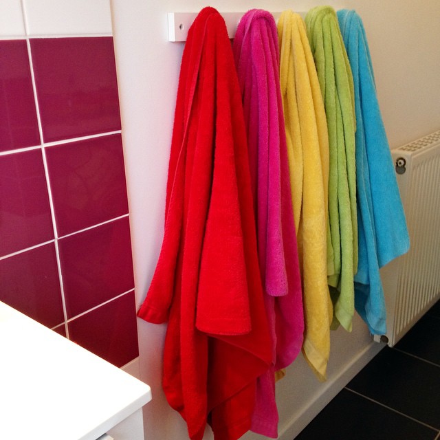 rainbow-towels