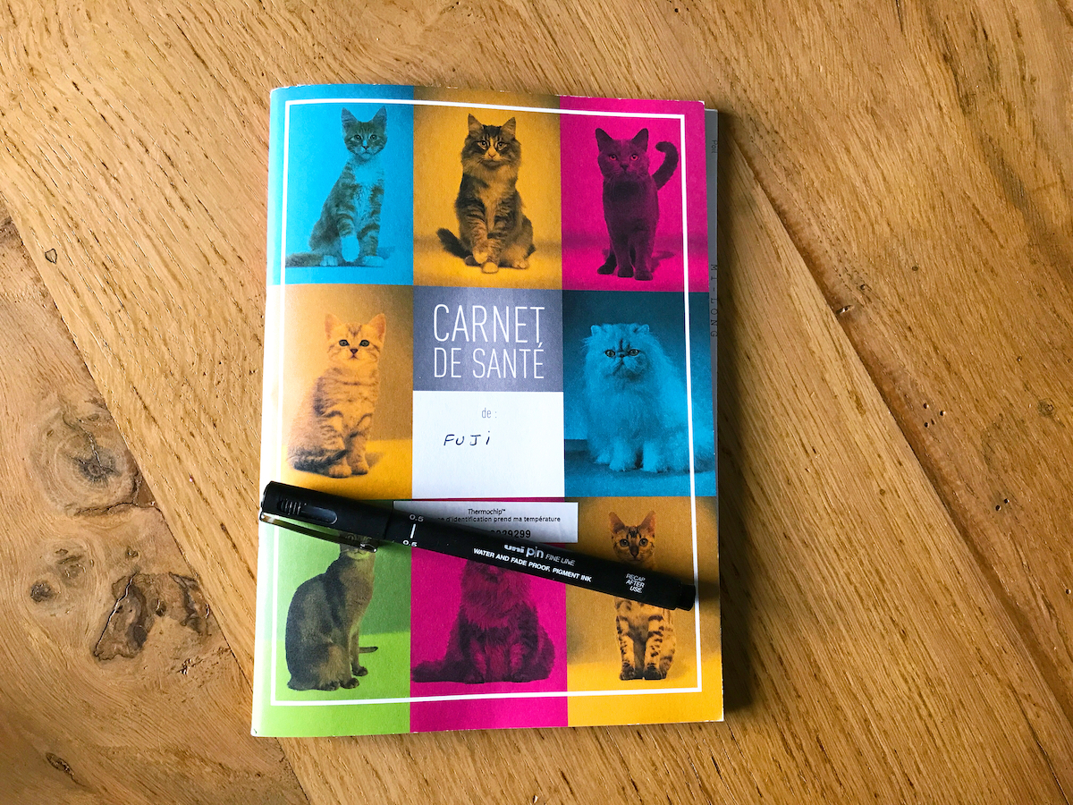 Carnet De Santé Pour Chat Gratuit