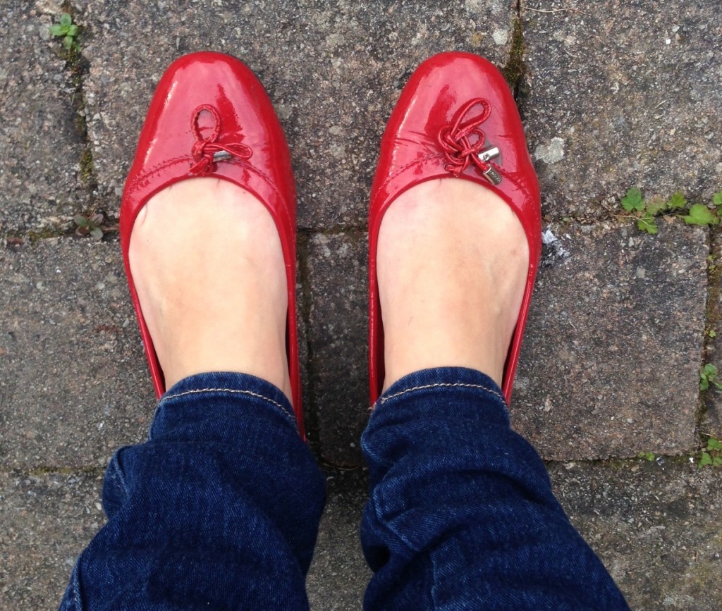 mes chaussures rouges