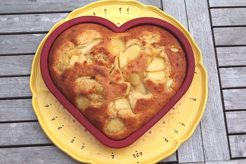 Gâteau au lait ribot et aux nectarines (pour la recette, cliquez sur l'image)