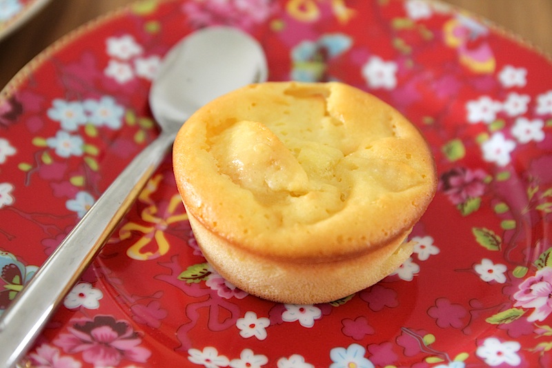 Mini clafoutis au lait ribot et aux pommes