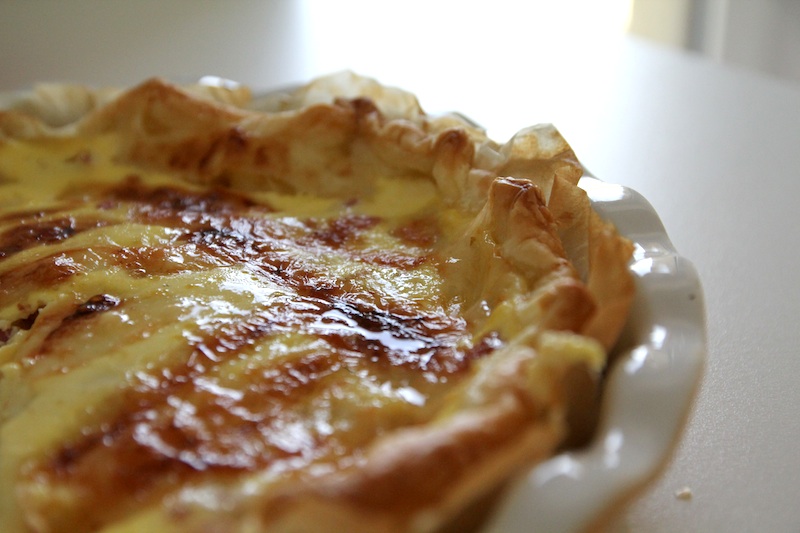 Recette de la quiche à la tome de Rhuys