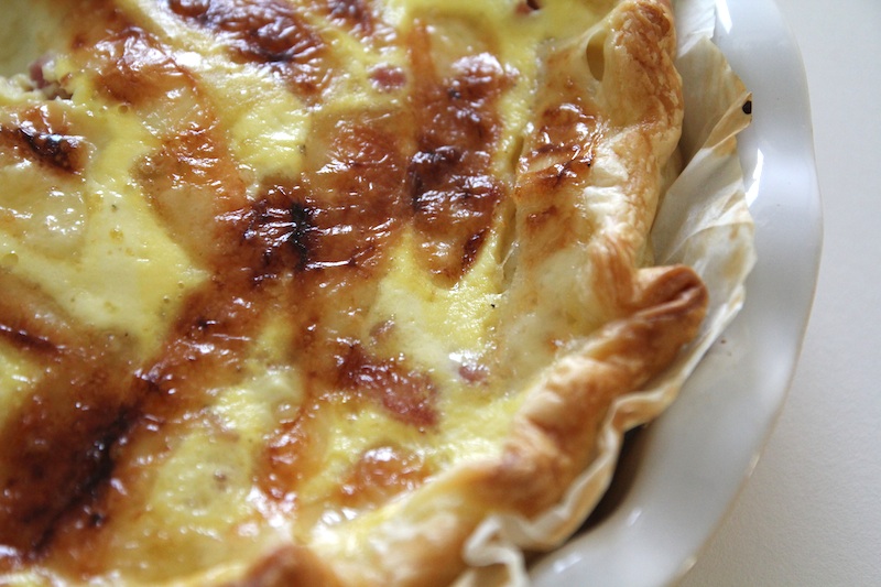 Recette de la quiche à la tome de Rhuys