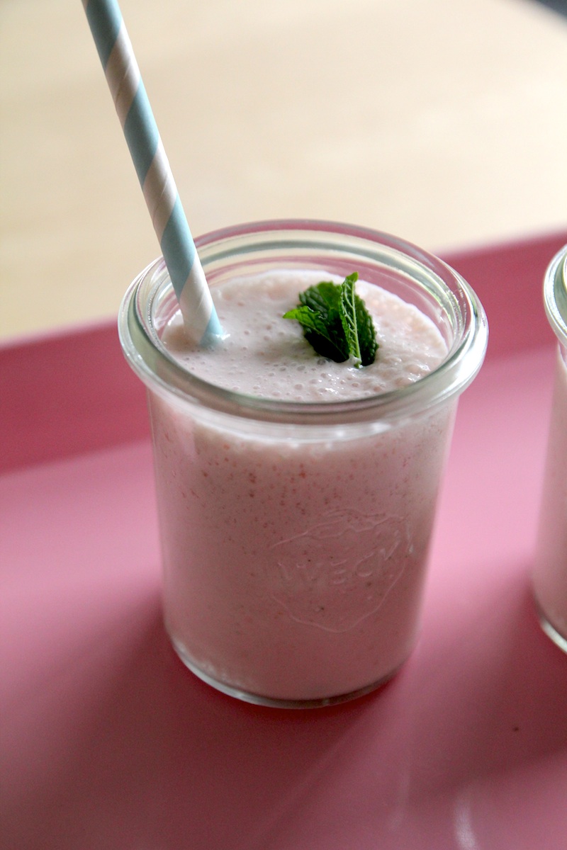 Recette du lassi à la fraise