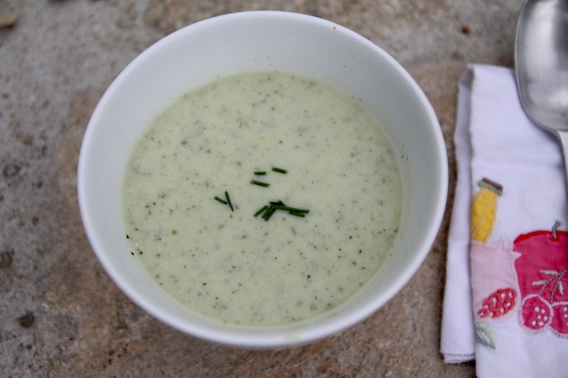 Velouté de courgettes au lait ribot via Wonderful Breizh