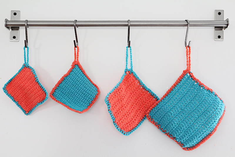 Tawashi au crochet via Wonderful Breizh