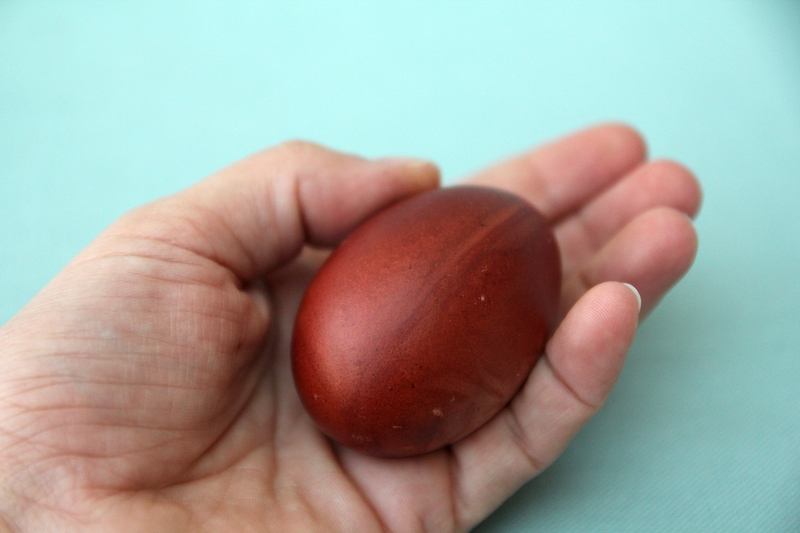 DIY oeufs de Pâques effet bois