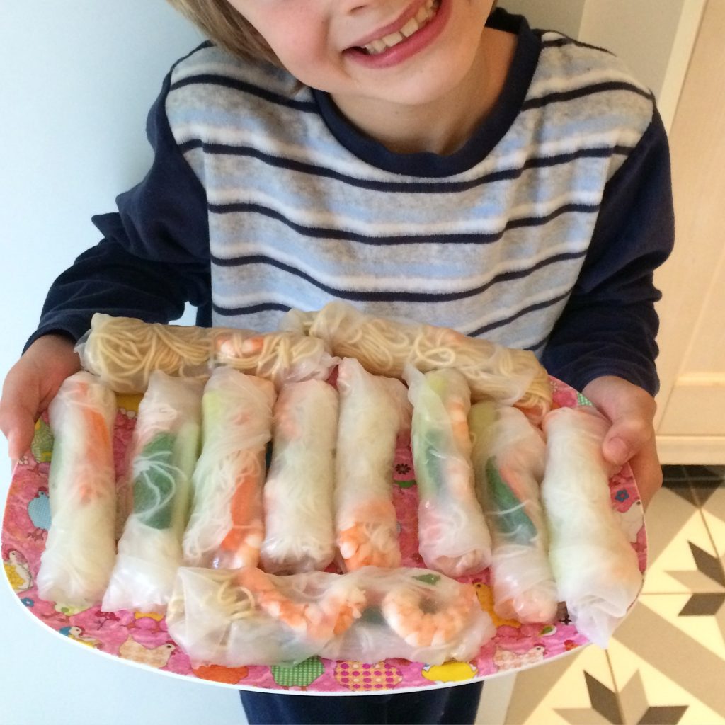 Recette rouleaux de printemps Marjoliemaman