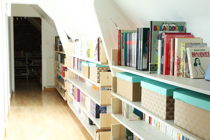 rénovation couloir bibliothèque (via wonderfulbreizh.fr)