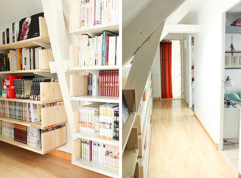 rénovation couloir bibliothèque (via wonderfulbreizh.fr)